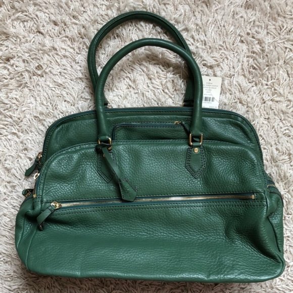 NWT Cole Haan pebbled leather small travel duffel - Picture 1 of 6